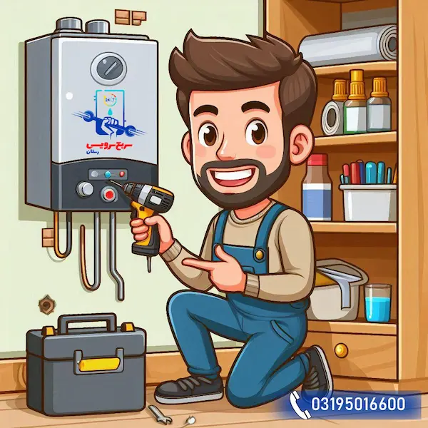 برطرف کردن جرقه نزدن پکیج فرولی
