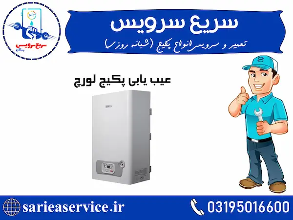 عیب یابی پکیج لورچ
